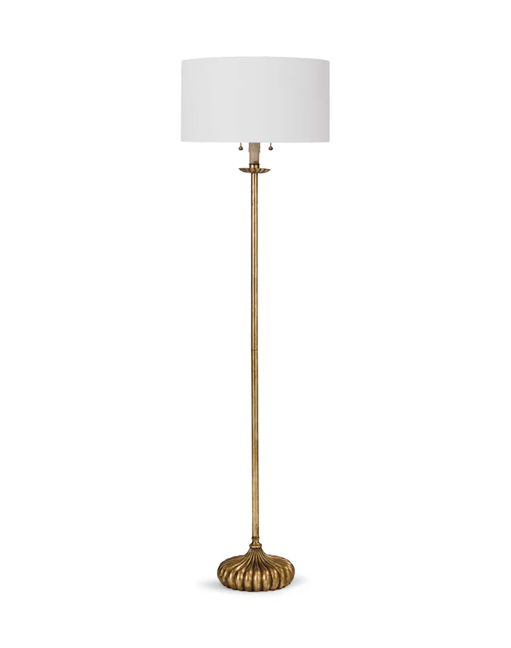 Kathy Kuo Home Clove Floor Lamp