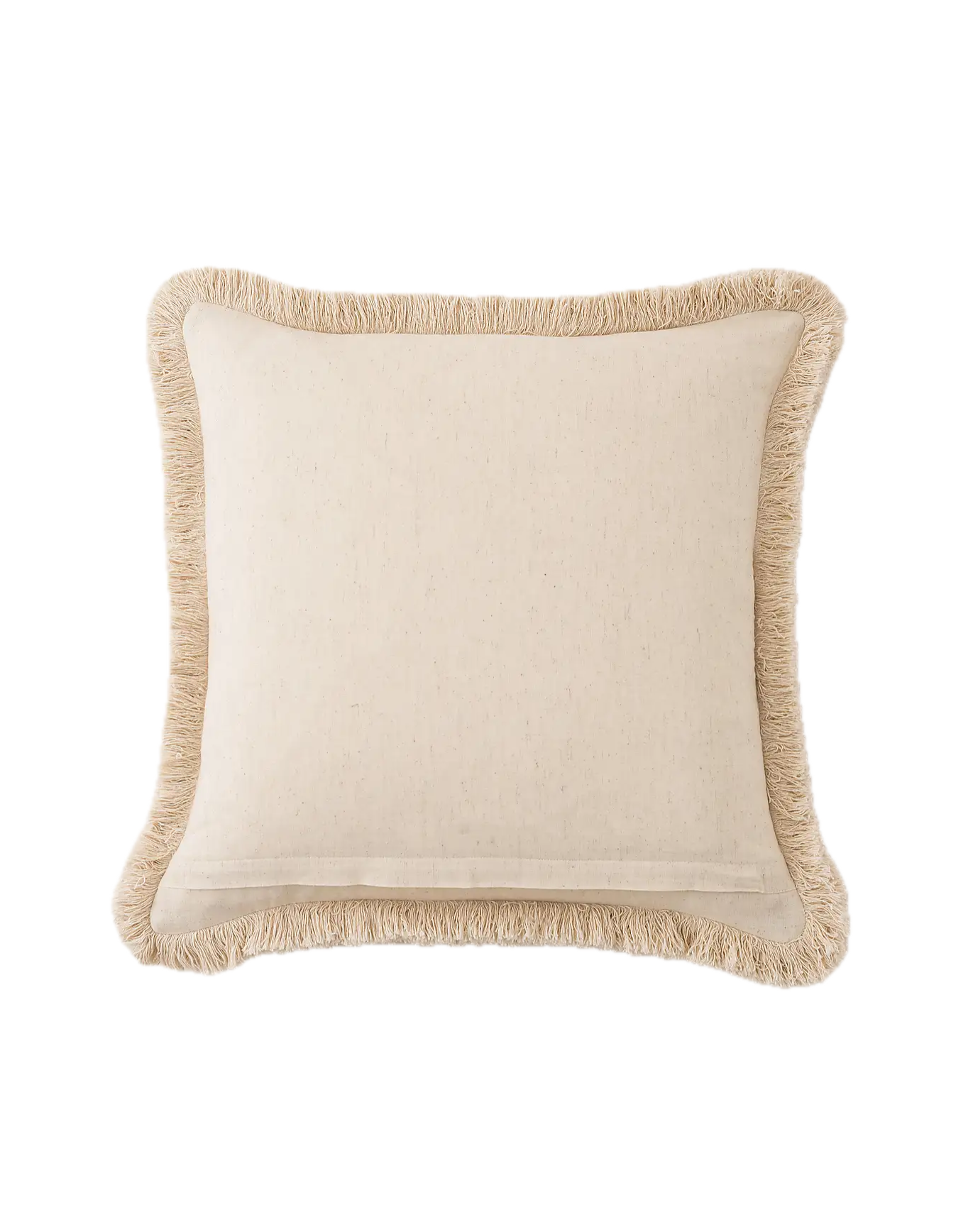 Dunelm Boucle Fringe Cushion