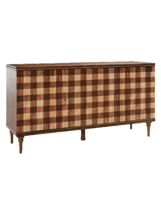 Dunelm Posie Gingham Sideboard