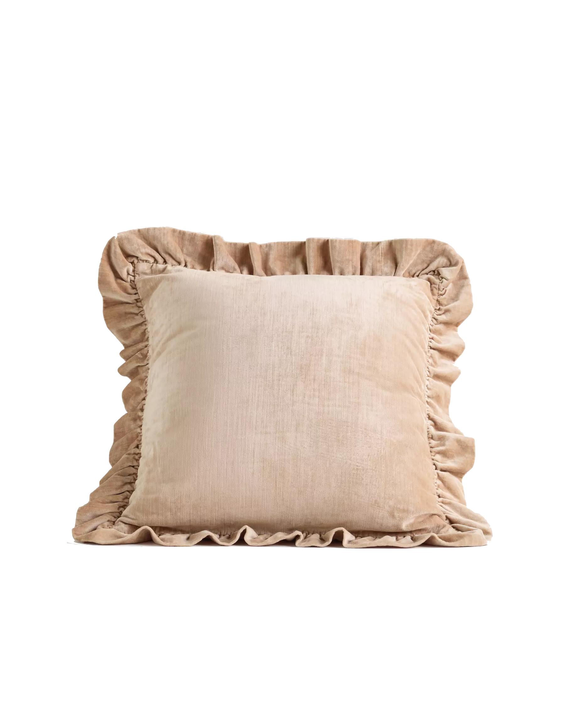 Anthropologie Ruffled Throw Cushion