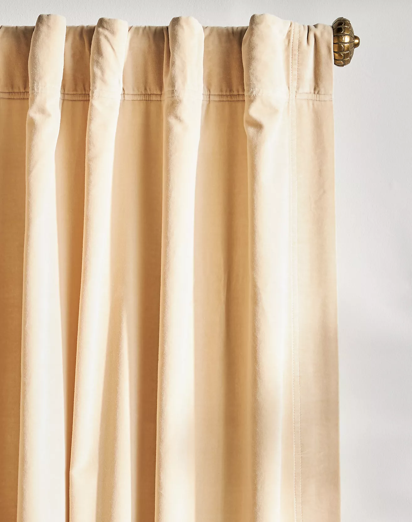 Trova Velvet Curtain Anthropologie
