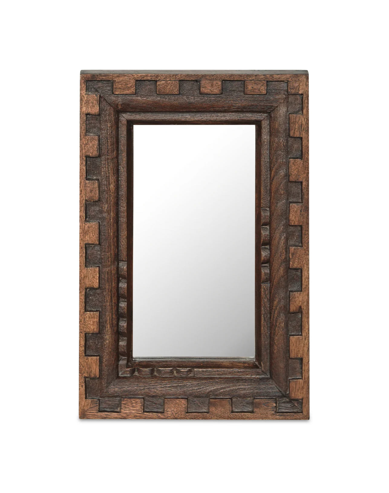 Novi Living Holland Brown Mango Wood Mirror