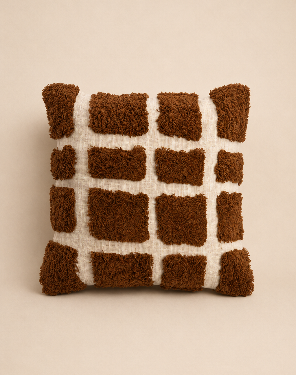Cushion 45x45 cm FASANO brown+cream