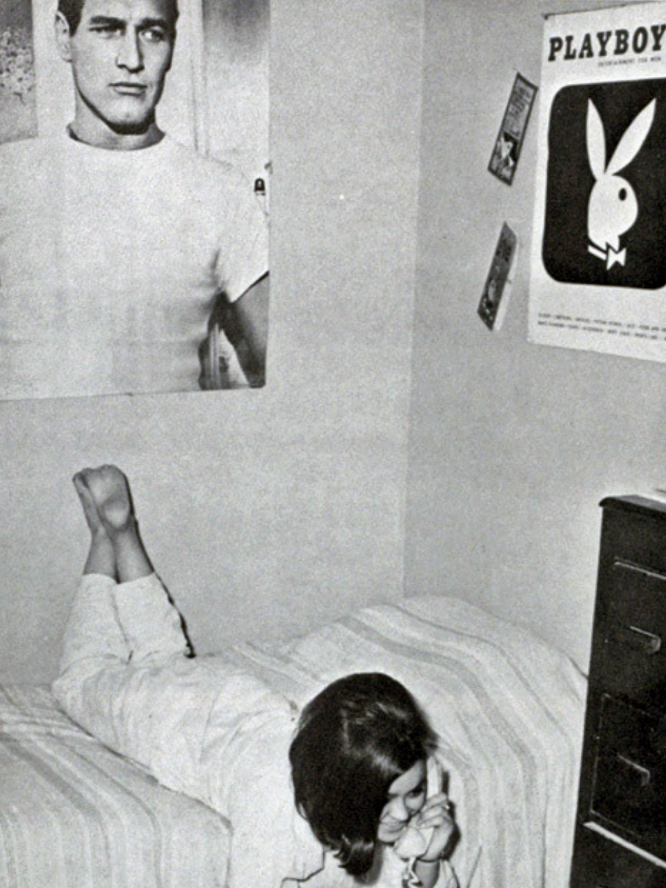 Dorm room 1970s