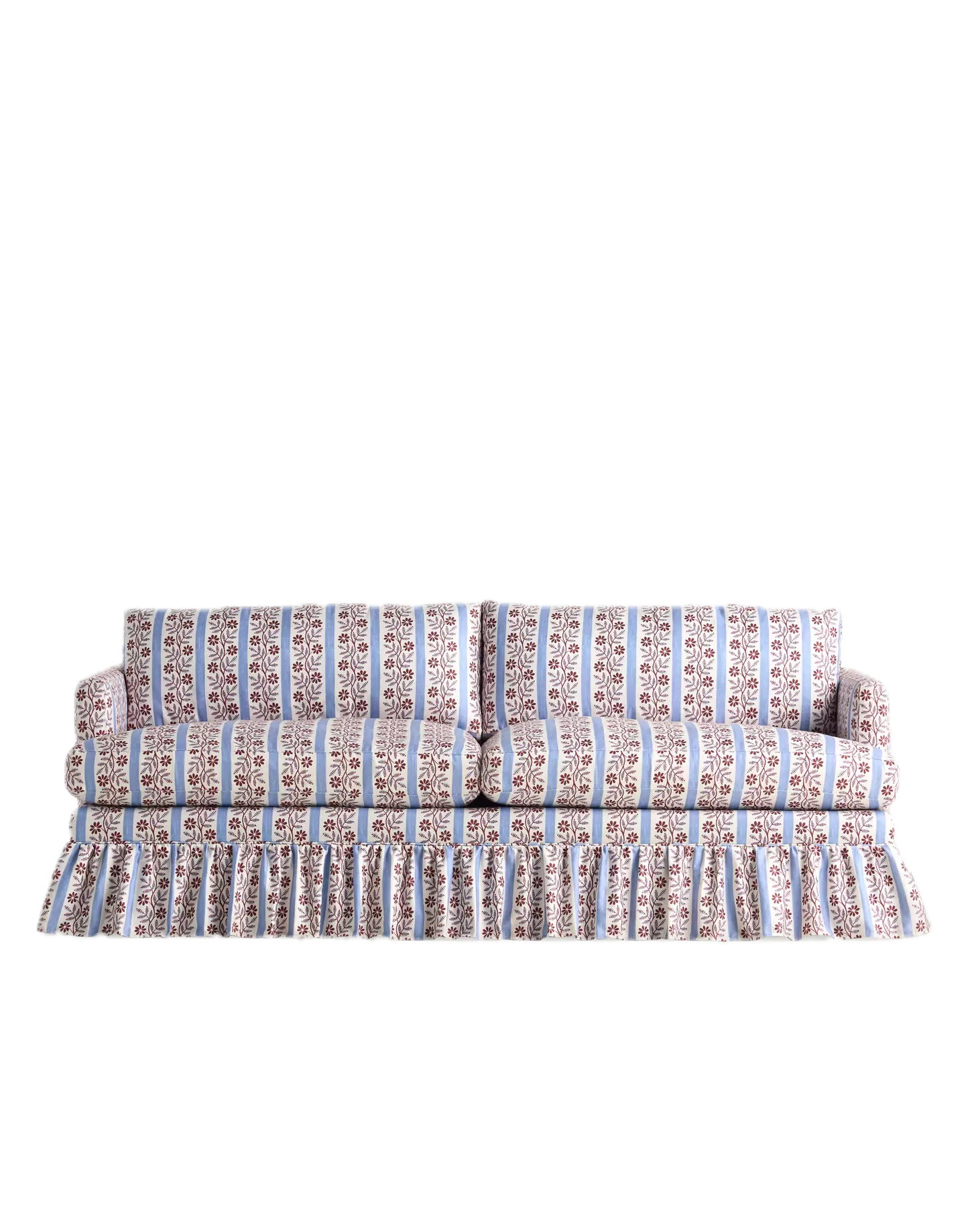 Anthropologie Bowen Ruffle Sofa
