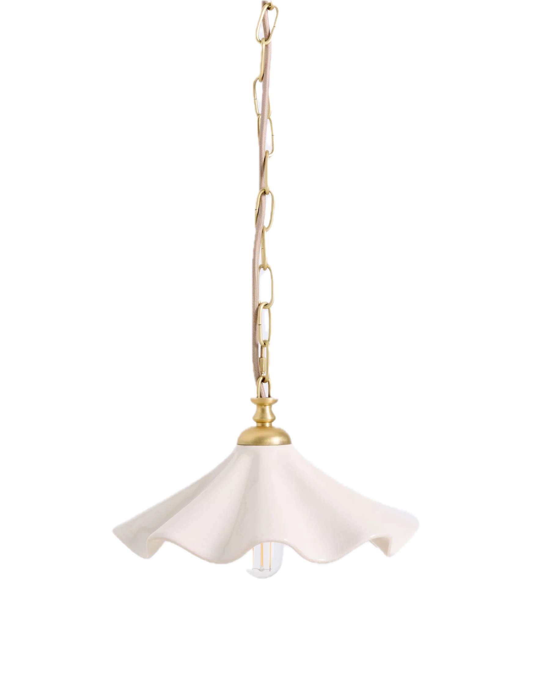 Anthropologie Bobbi Wavy Ceiling Light