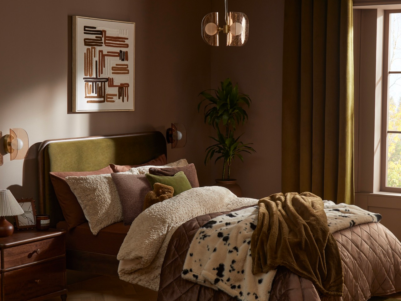 Dunelm Winter Chocolate Bedroom