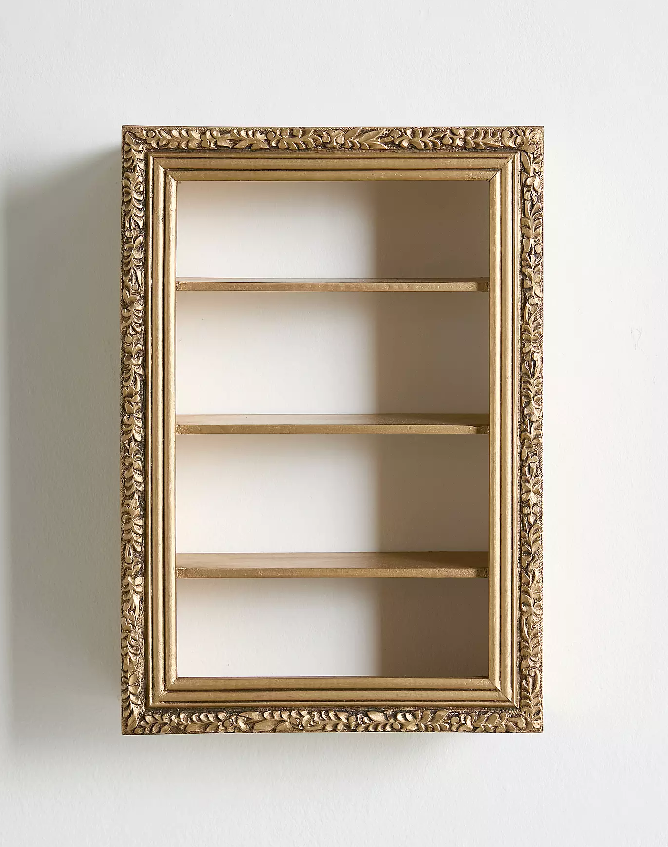 Urban Outfitters - Florence Floral Gilded Figurine Wall Shelf