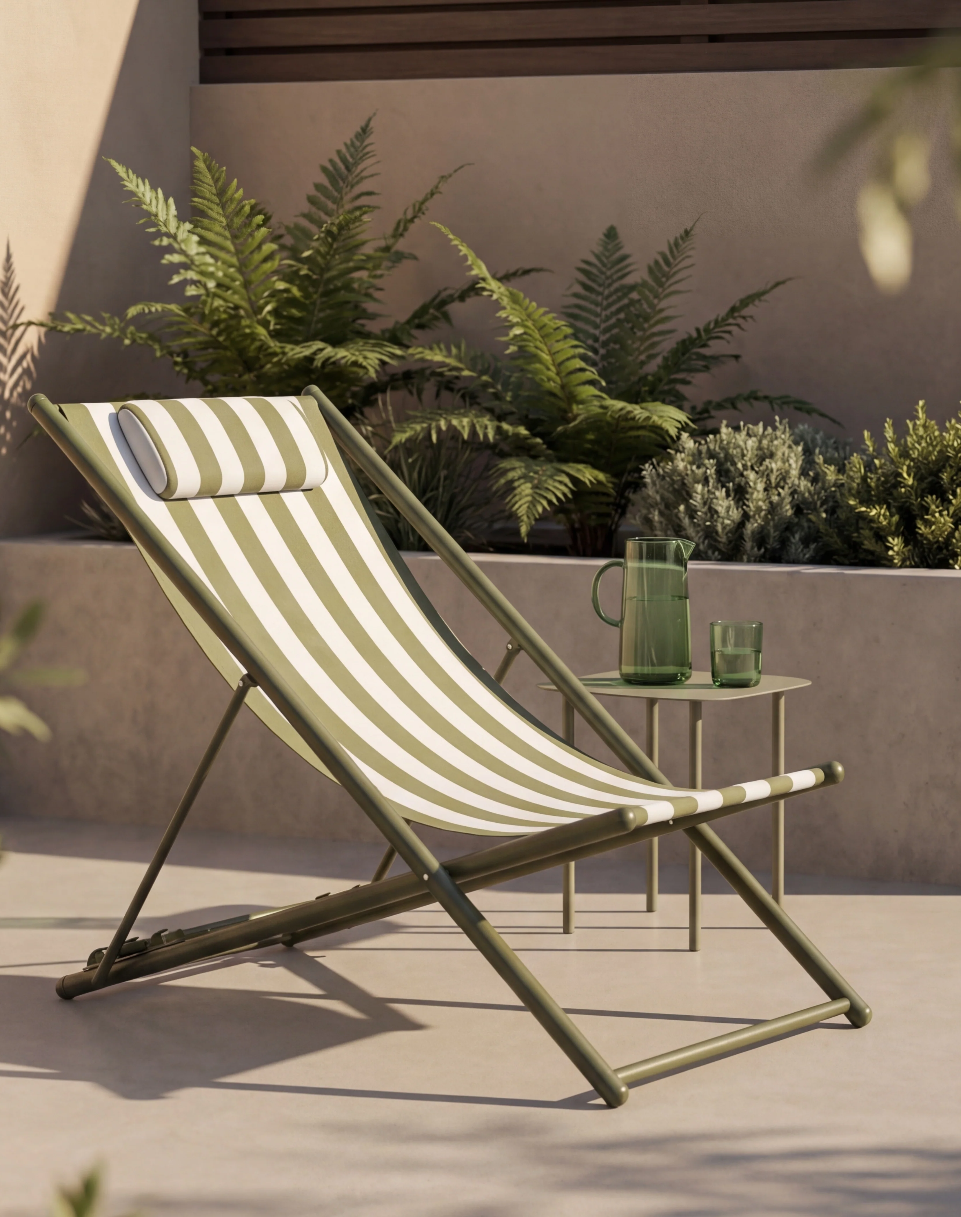 Cult Furniture Lua Folding Deck Chair