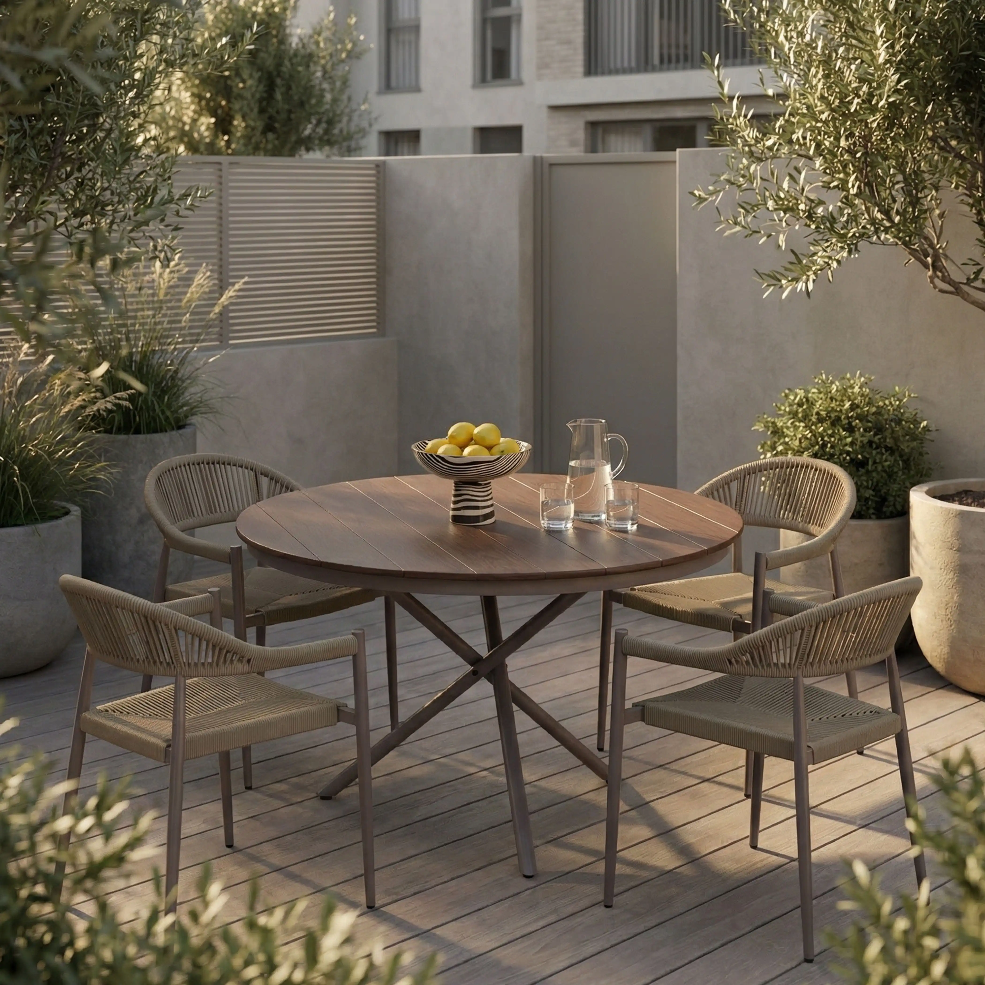 Cult Furniture Tullio 4 Seat Garden Dining Set