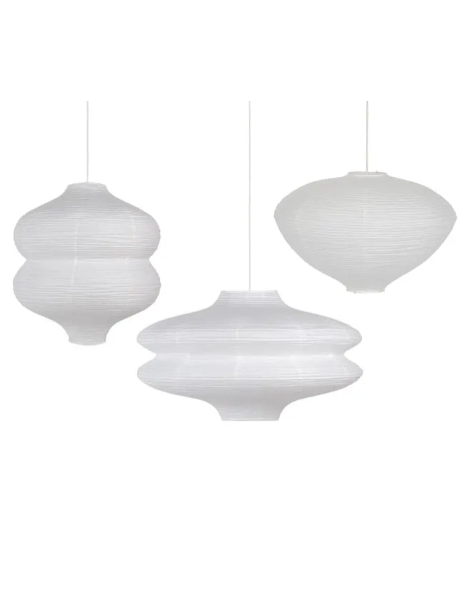 Carta Rice Paper Easyfit Pendant Light White