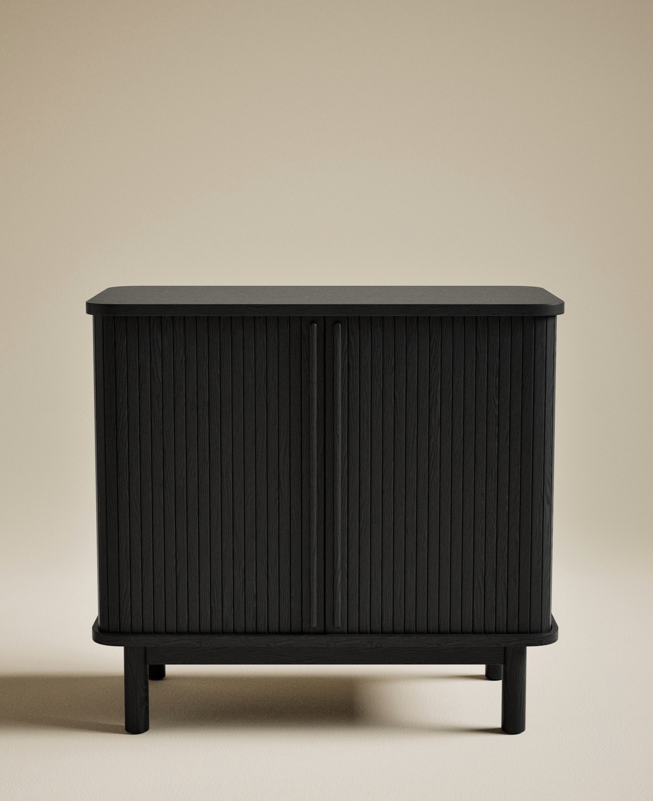 Fluted Compact 2 Door Sideboard