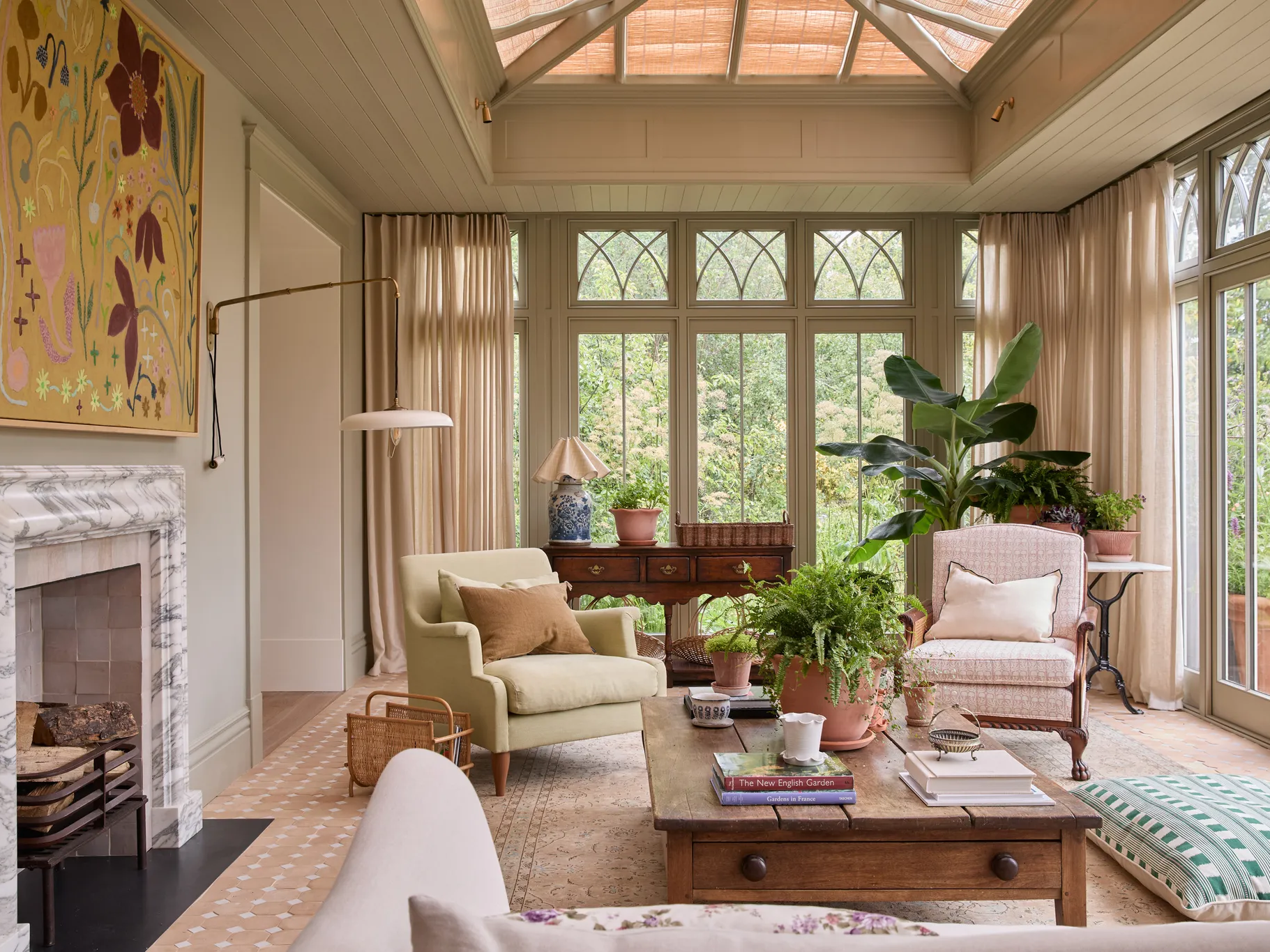 English Country Living Room by Rebecca Wakefield