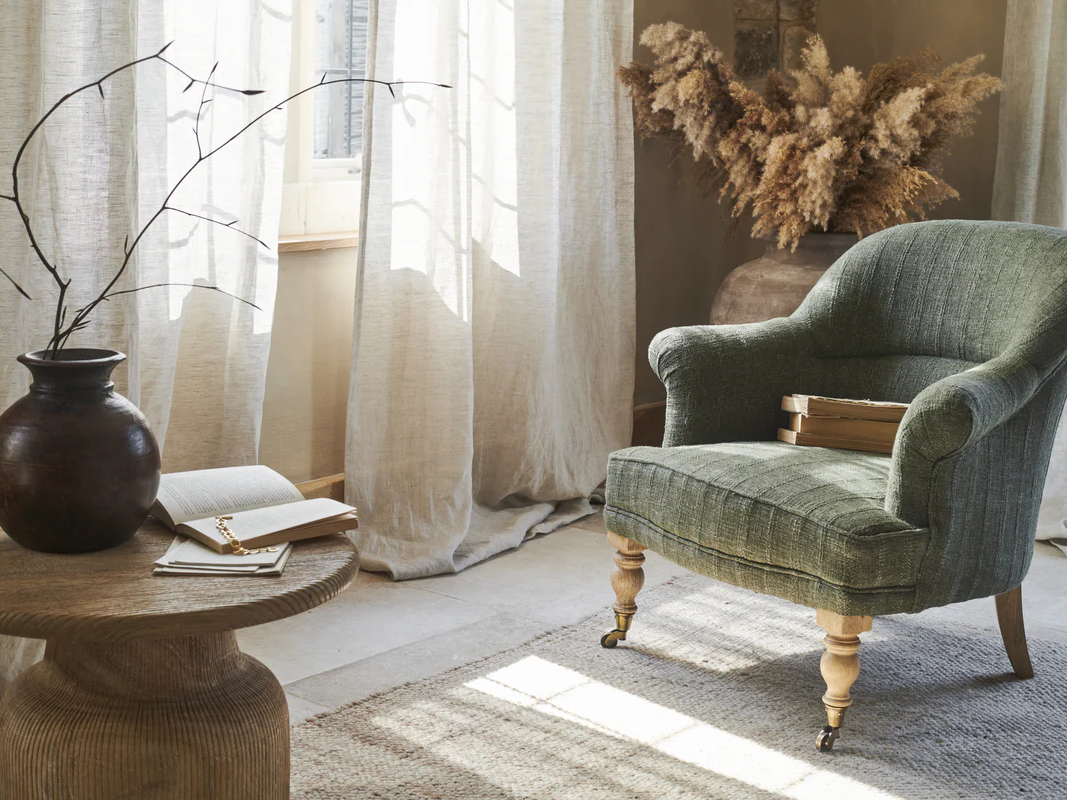 KC81 KC8101 Kiana Cotton Armchair Moss Nkuku 1