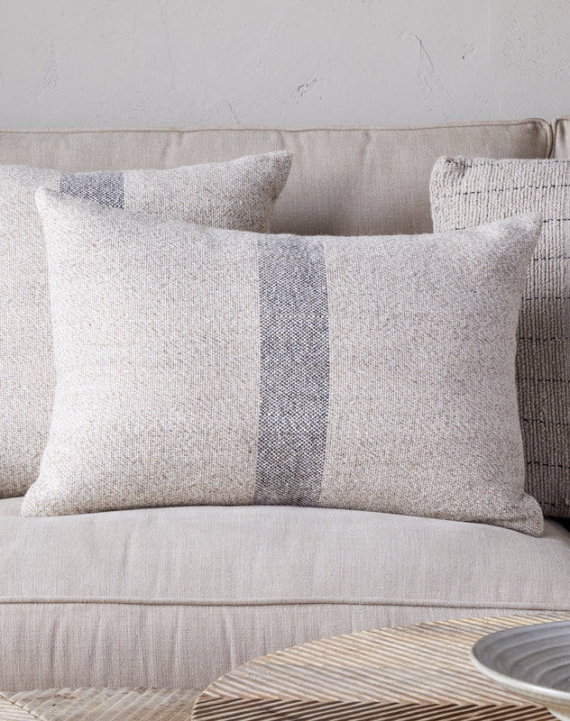 KC82 KC8202 Kallu Wool and Cotton Cushion Cover Natural Nkuku 1