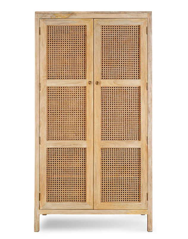 NP58479 NP58597 Kanz Mango Wood Wardobe Natural One Size nkuku 1
