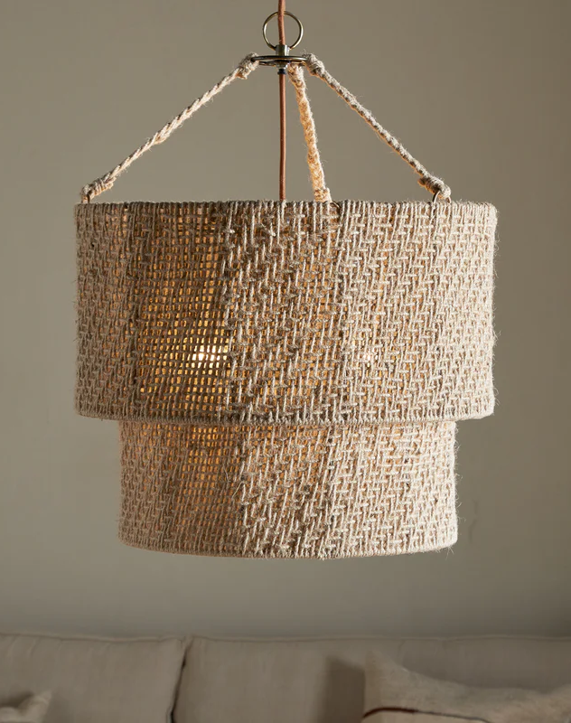 NP58911 NP58912 Thimba Woven Jute Chandelier nkuku 1