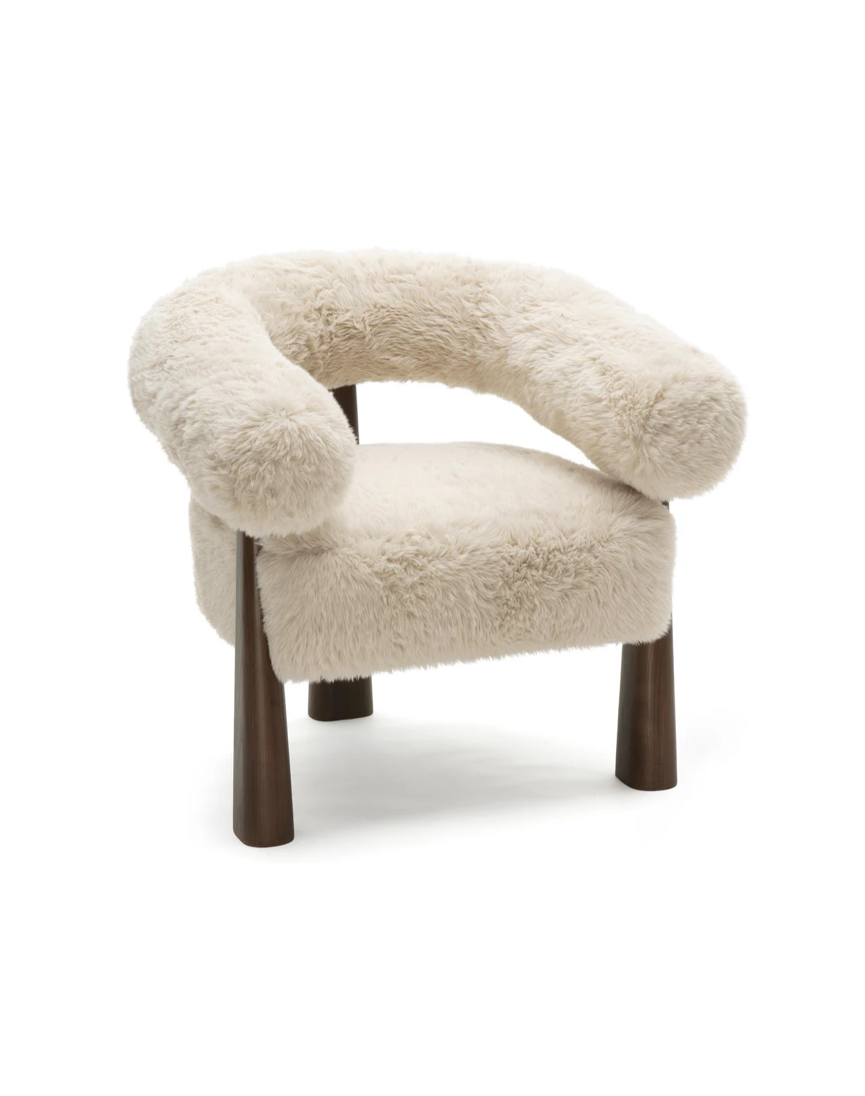 Spara Vegan Shearling Accent Chair