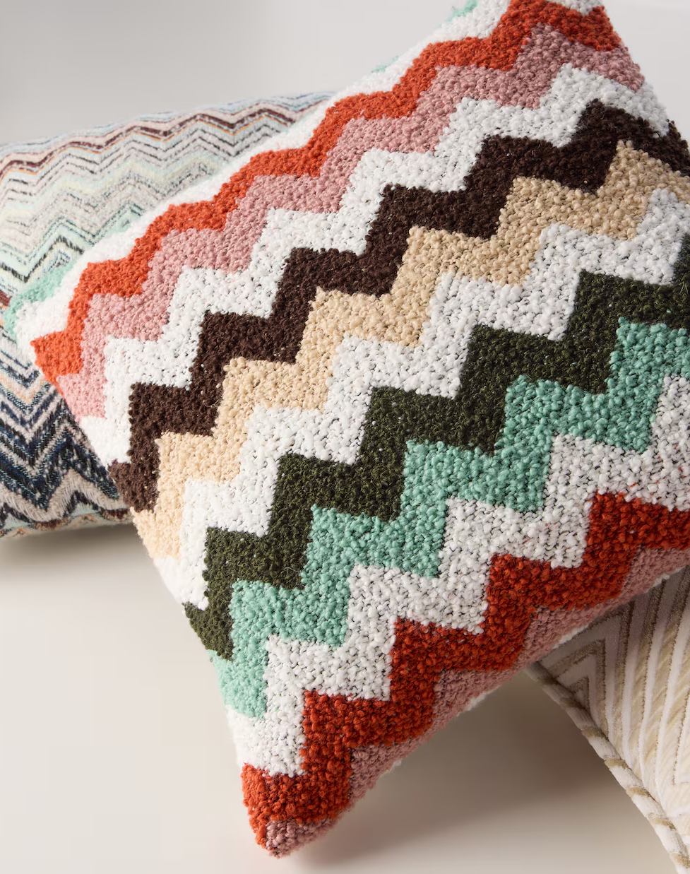 Missoni
Riccio Zigzag cotton bouclé cushion