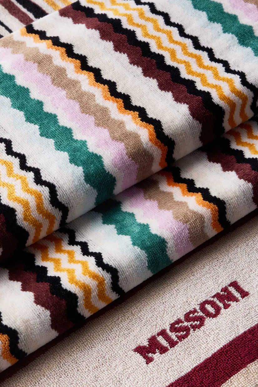 Missoni
Aura Zigzag cotton terry bath towel