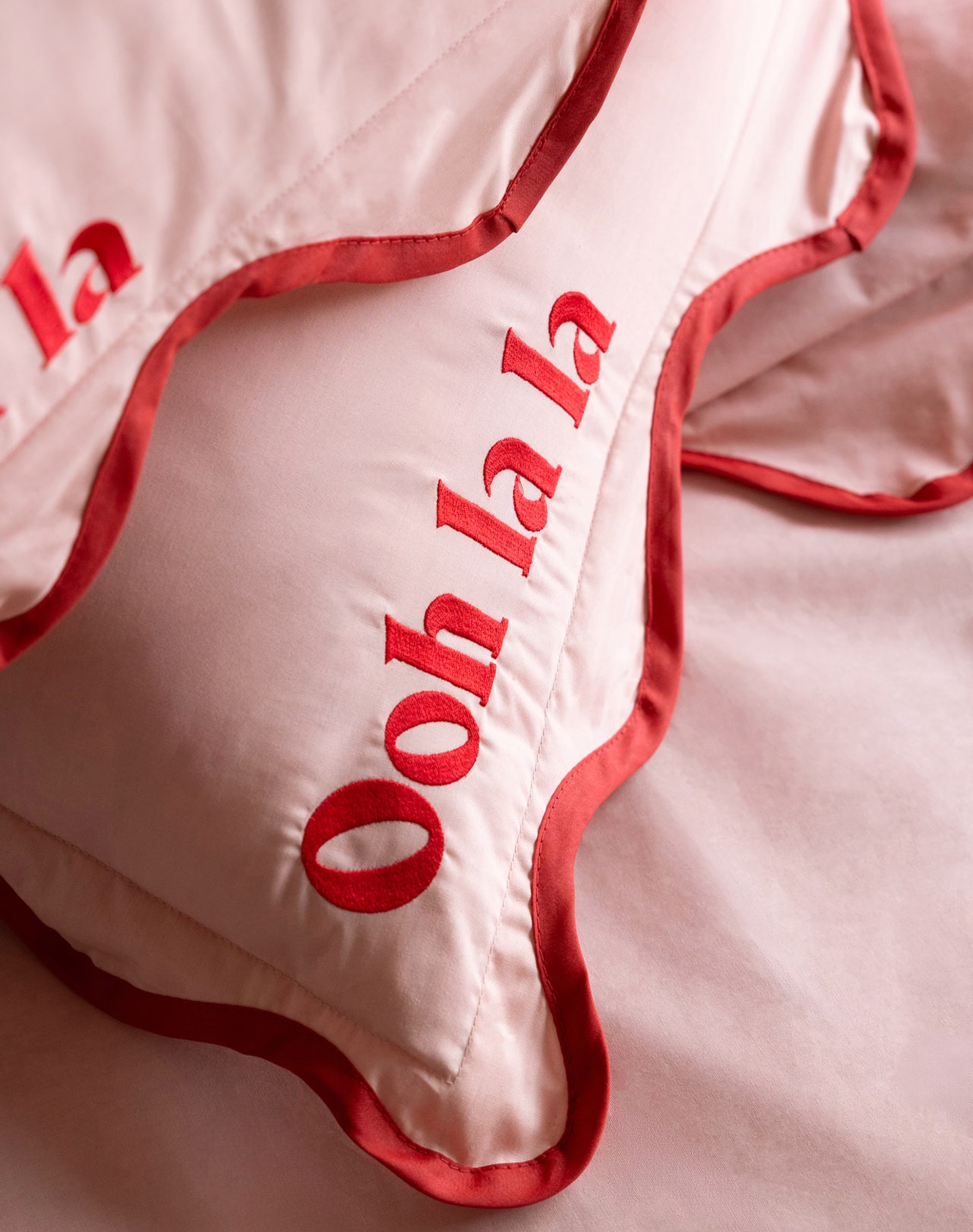 Pure Cotton Frill Trim Ooh La La Duvet Set