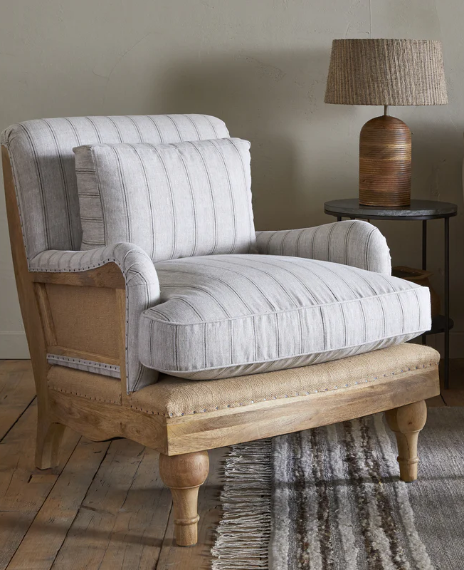WB KC81 KC8101 Kiana Cotton Armchair Moss Nkuku 2