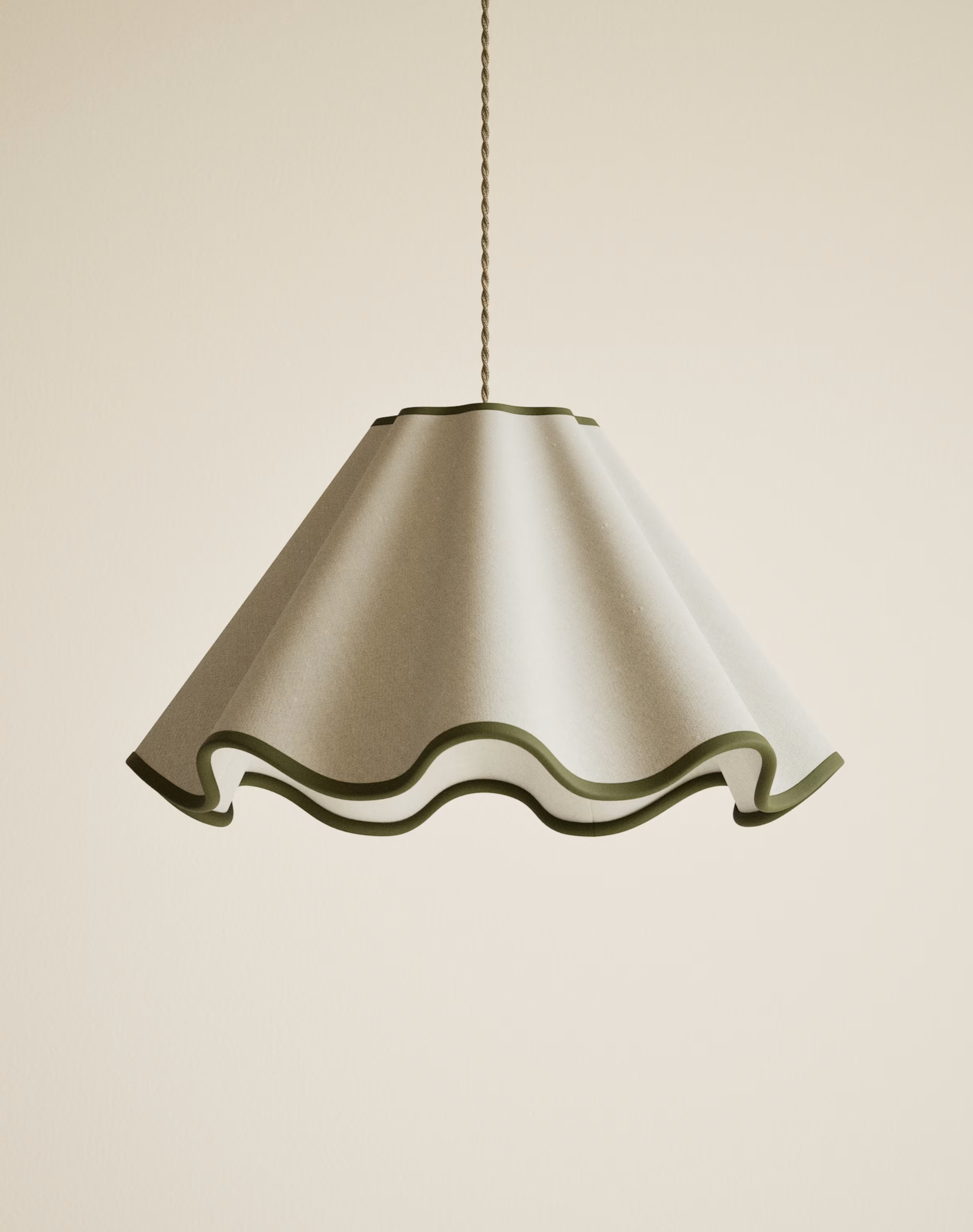 Wave Scallop Large Lamp Shade