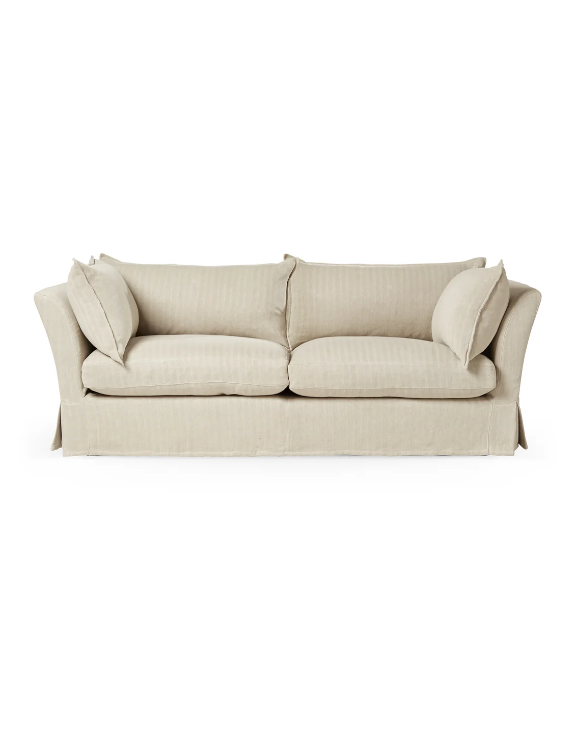 avitus linen 3 seater sofa