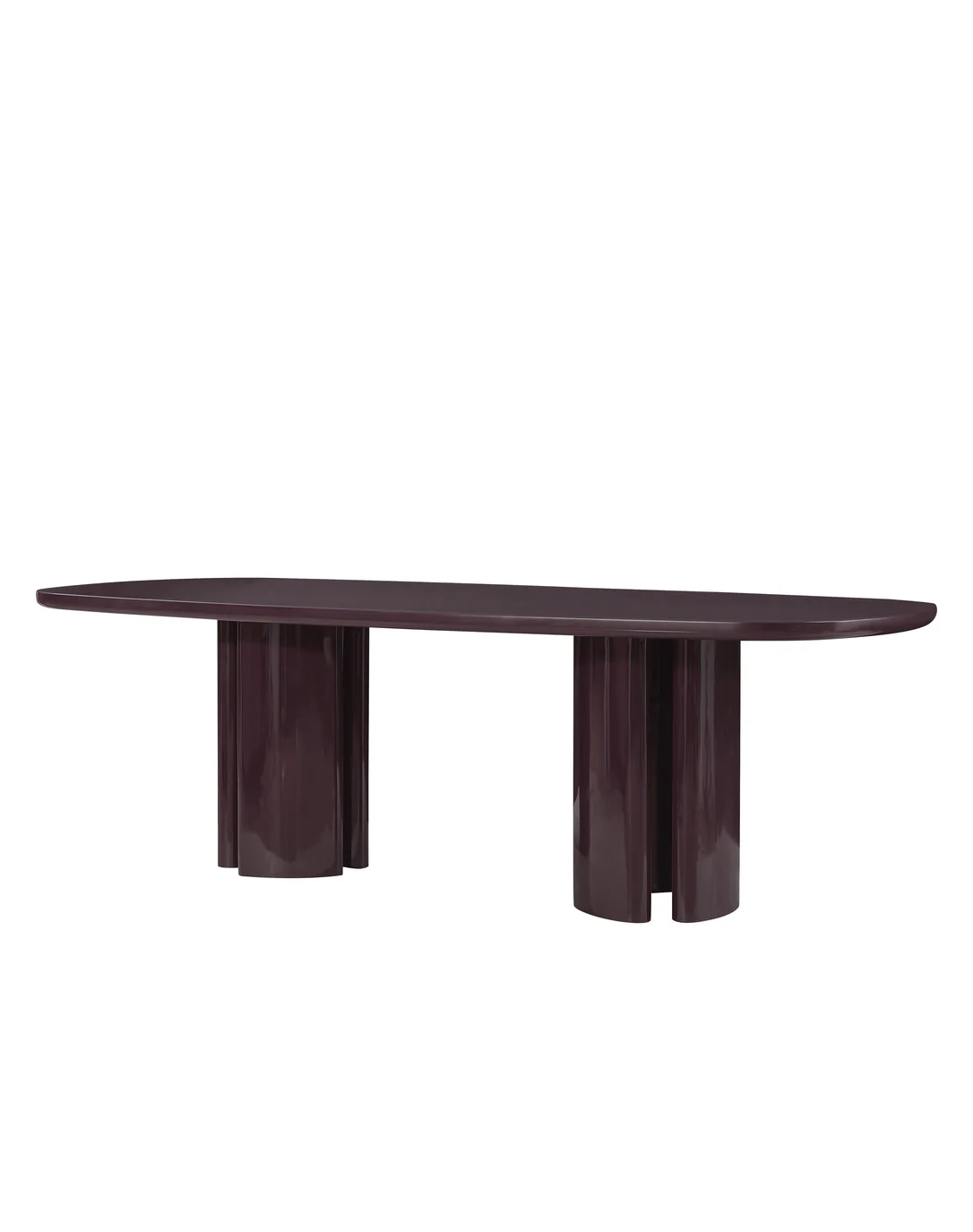 Tov Zola Lacquer Oval Dining Table