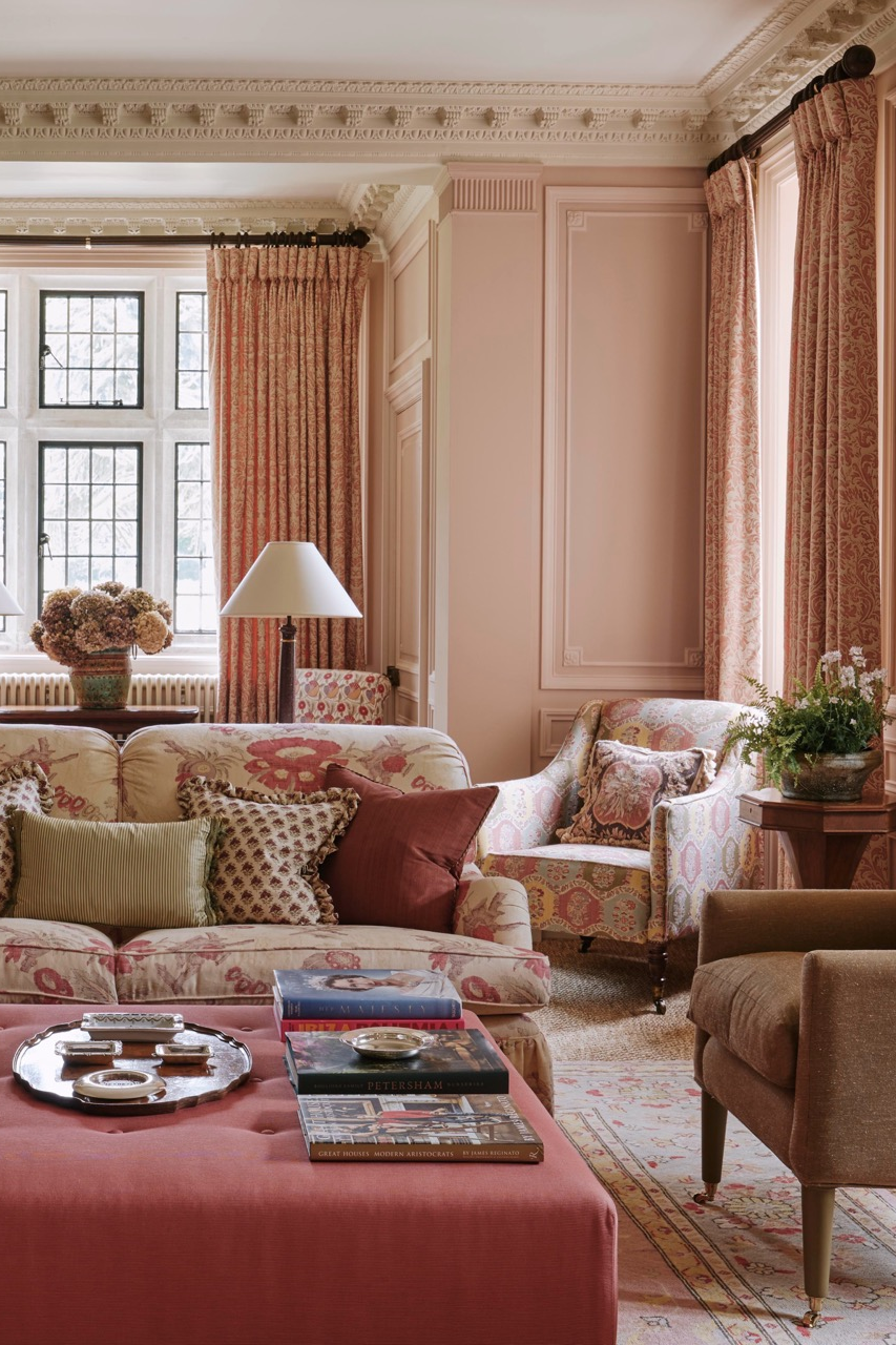 English Country Living Room by Salvesen Graham