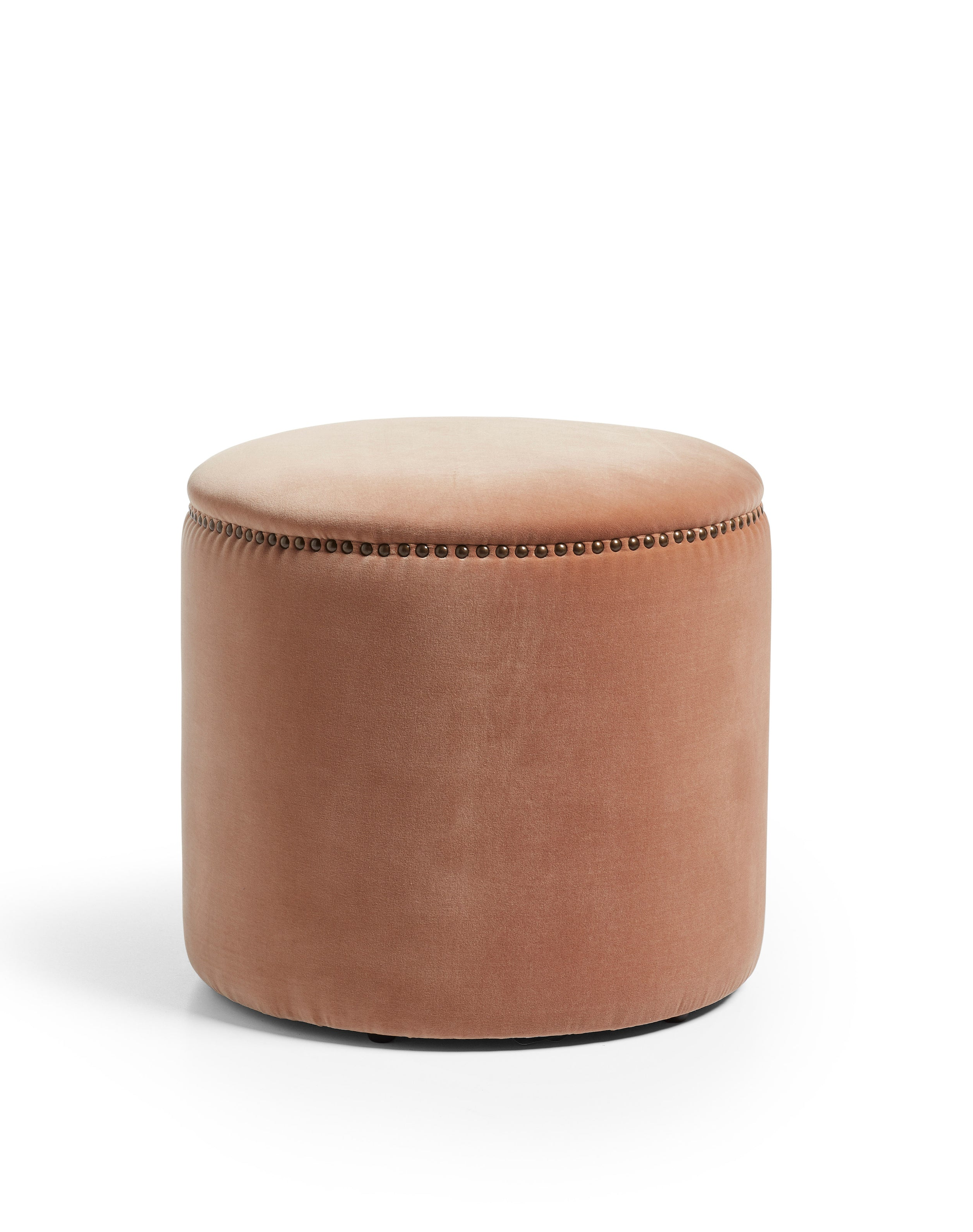 OKA Costellini Velvet Ottoman