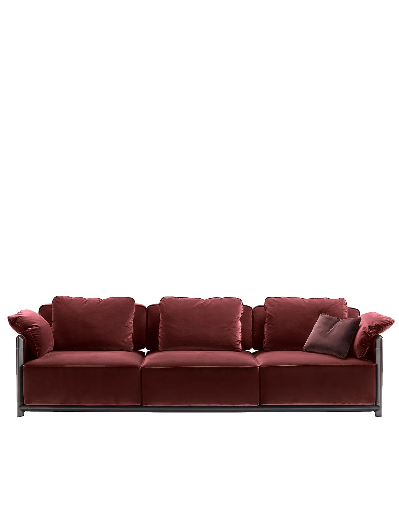 Ghidini 1961 Dodo Burgundy Sofa