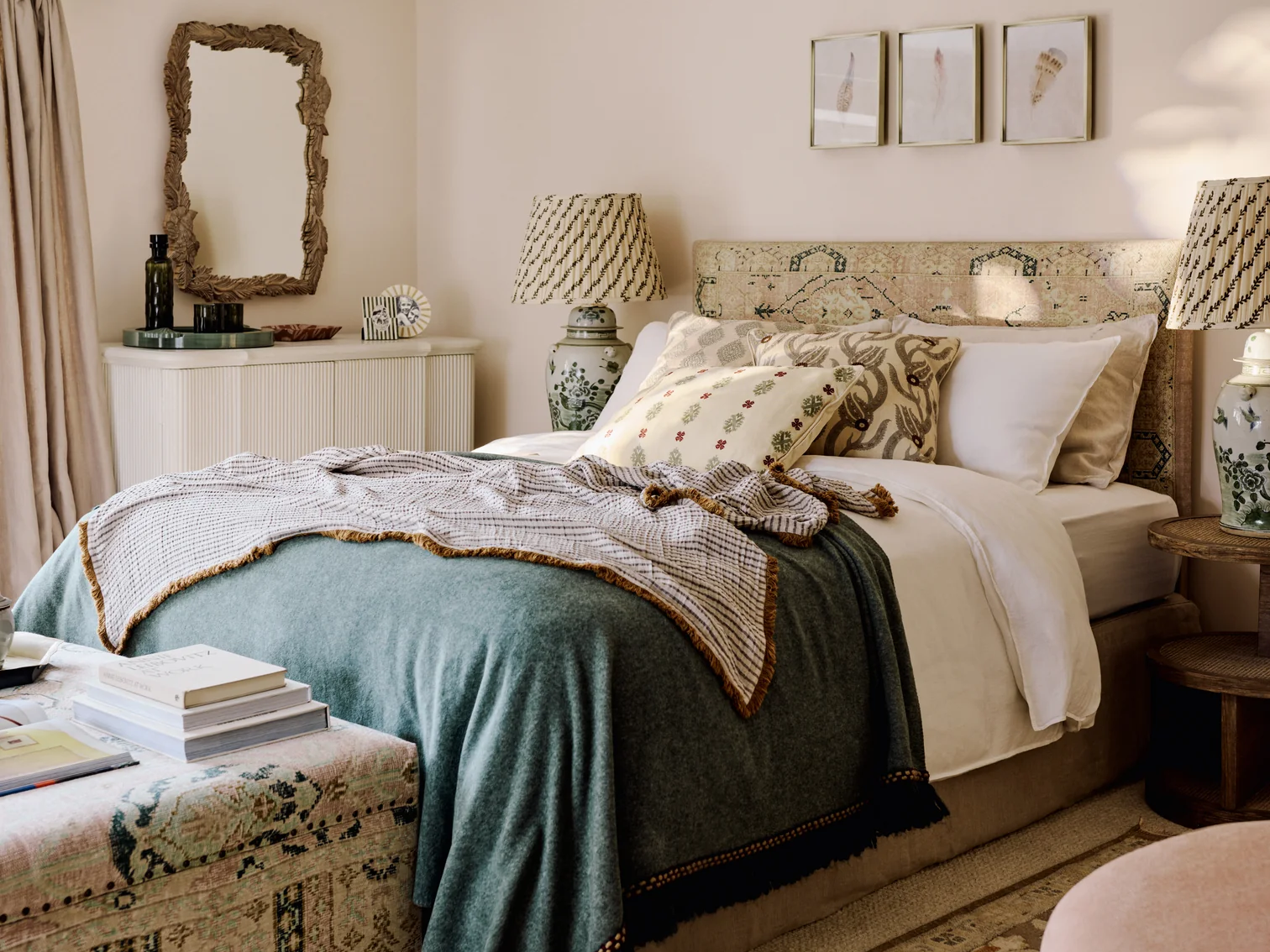 elsdon headboard king size washed rose a21905 2 10 1267 34 02 (1)