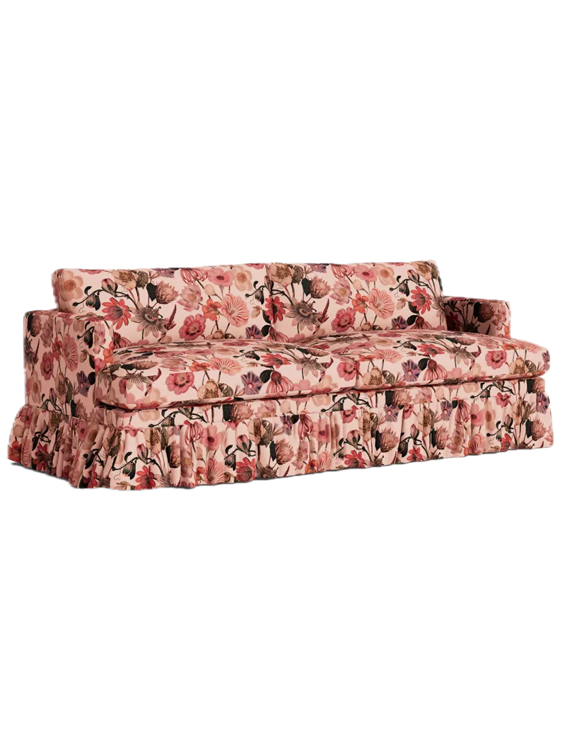 Anthropologie Bowen Skirted Sofa