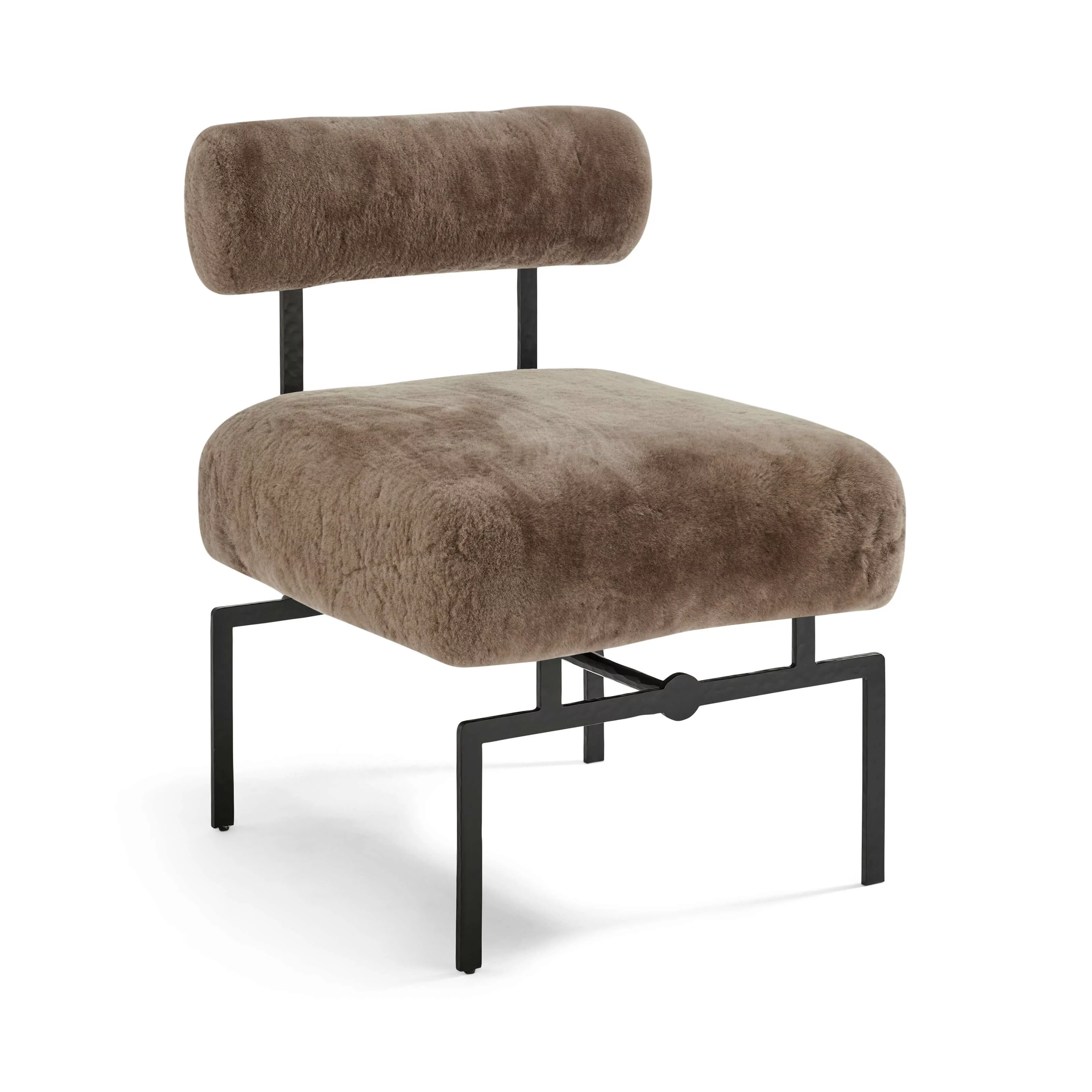 Eternity Modern Tozzi Sheepskin Dining Chair