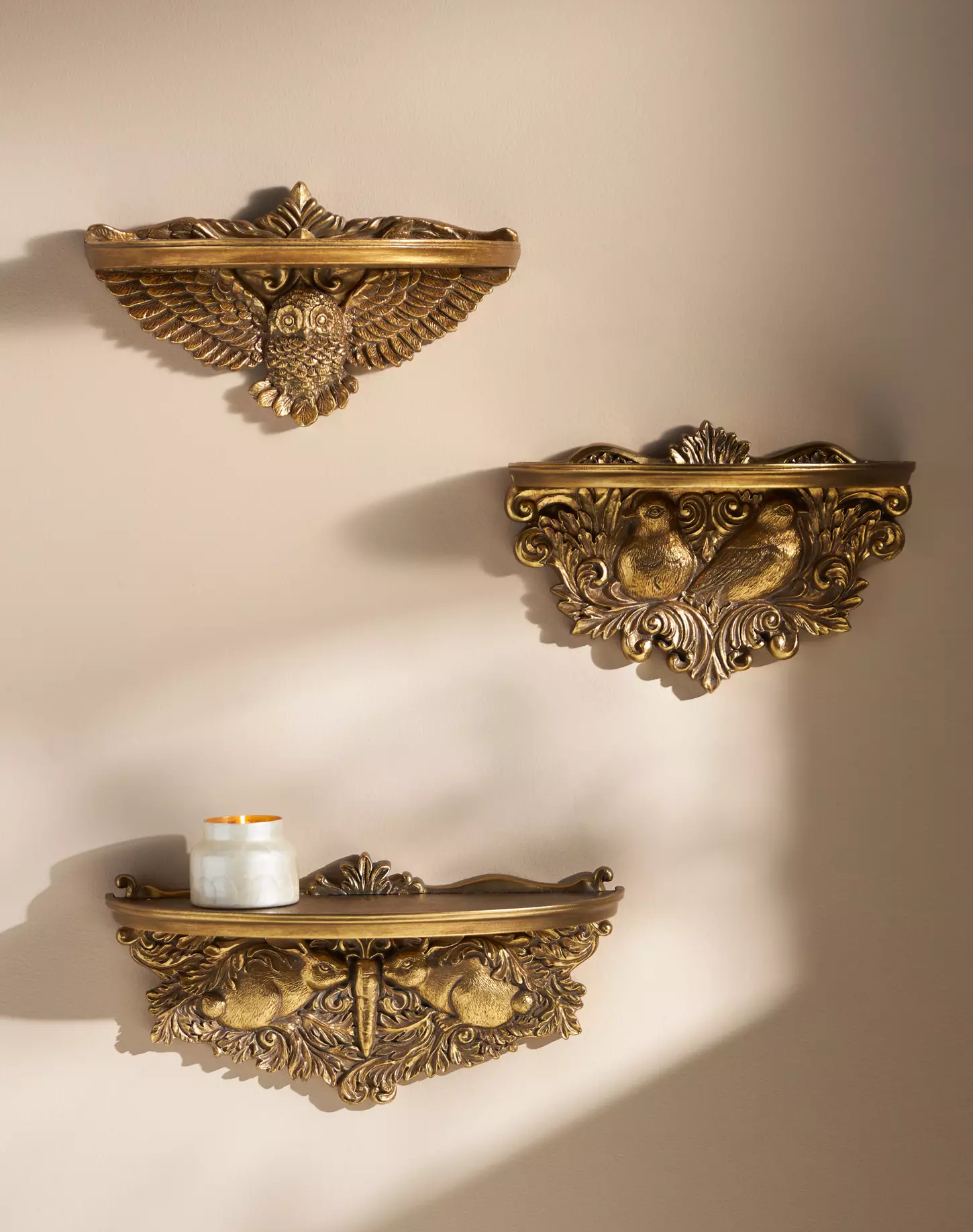 Anthropologie - Wooded Manor Floating Shelf