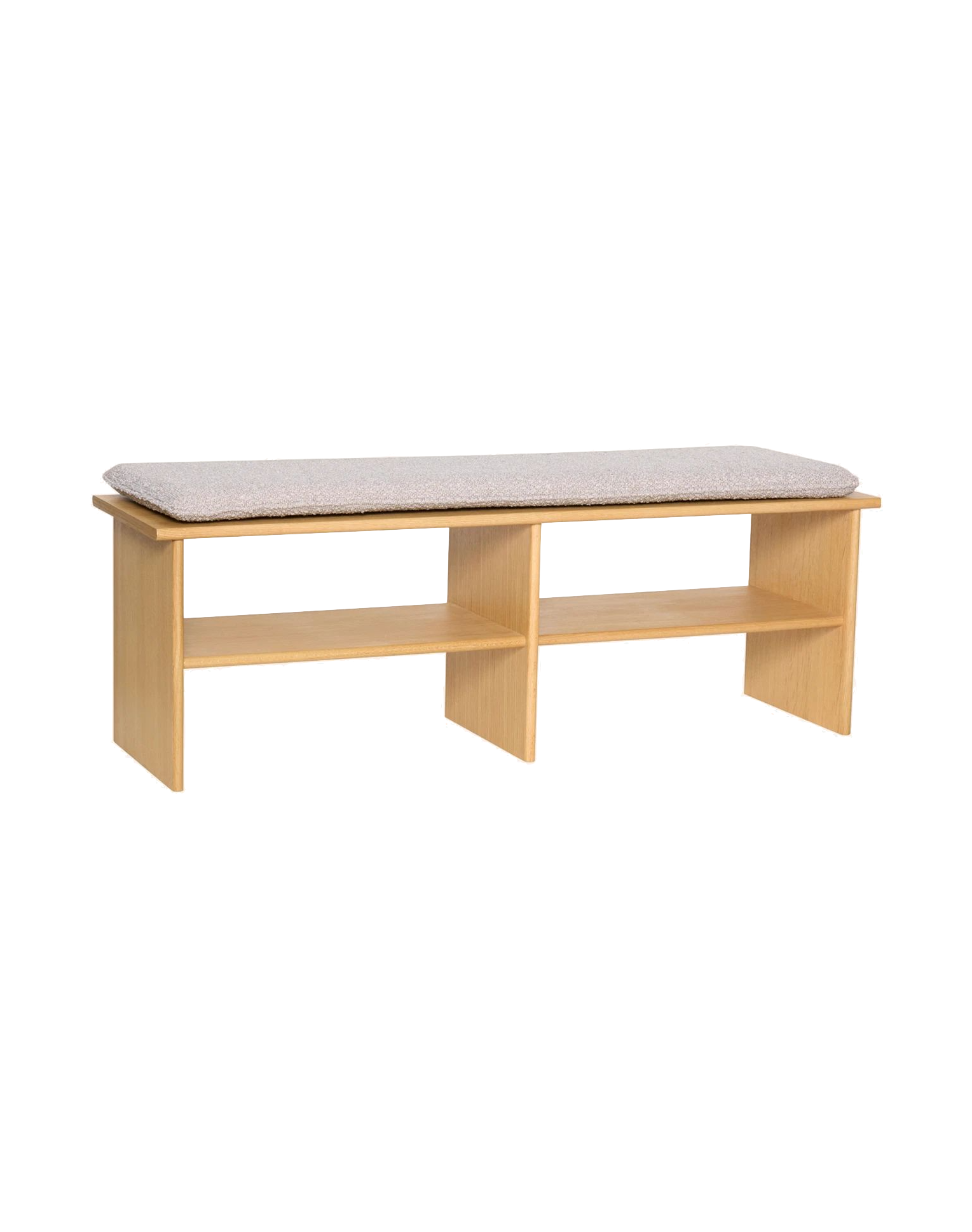 Hübsch Layer Oak Bench