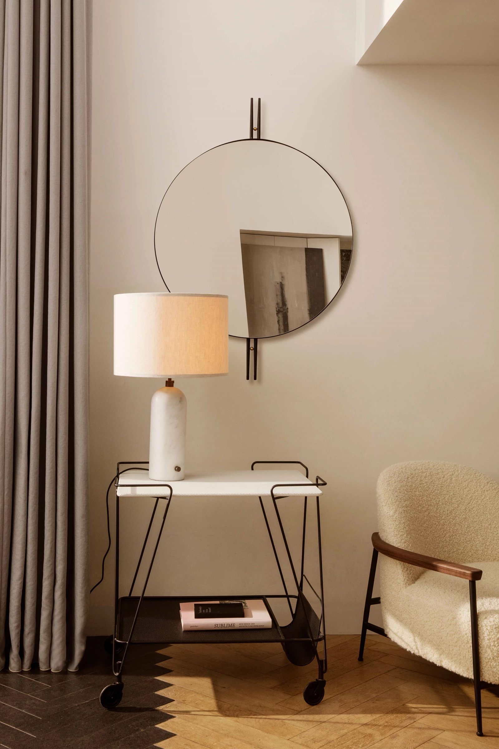 Gubi lounge area