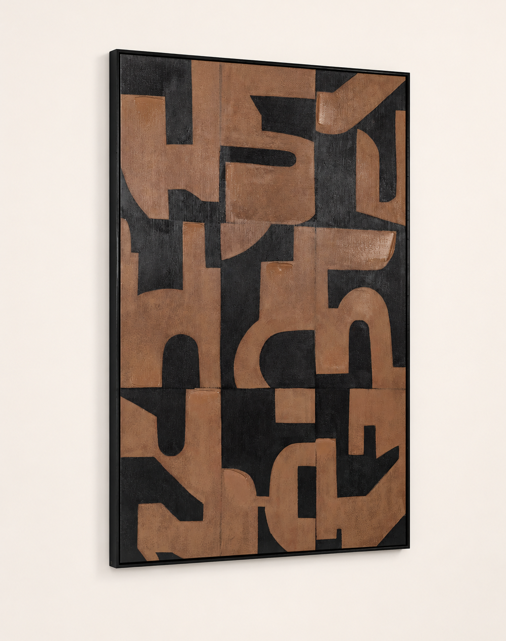 Wall art Cascade brown