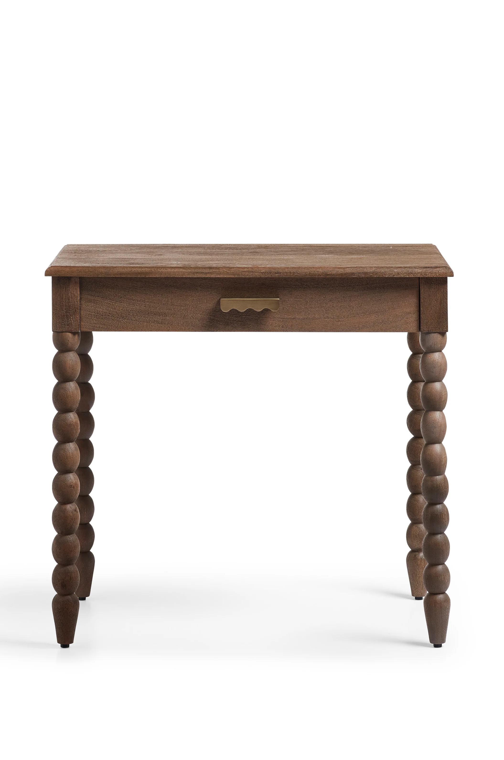 Oka Hilltop Desk - Smoked Acacia