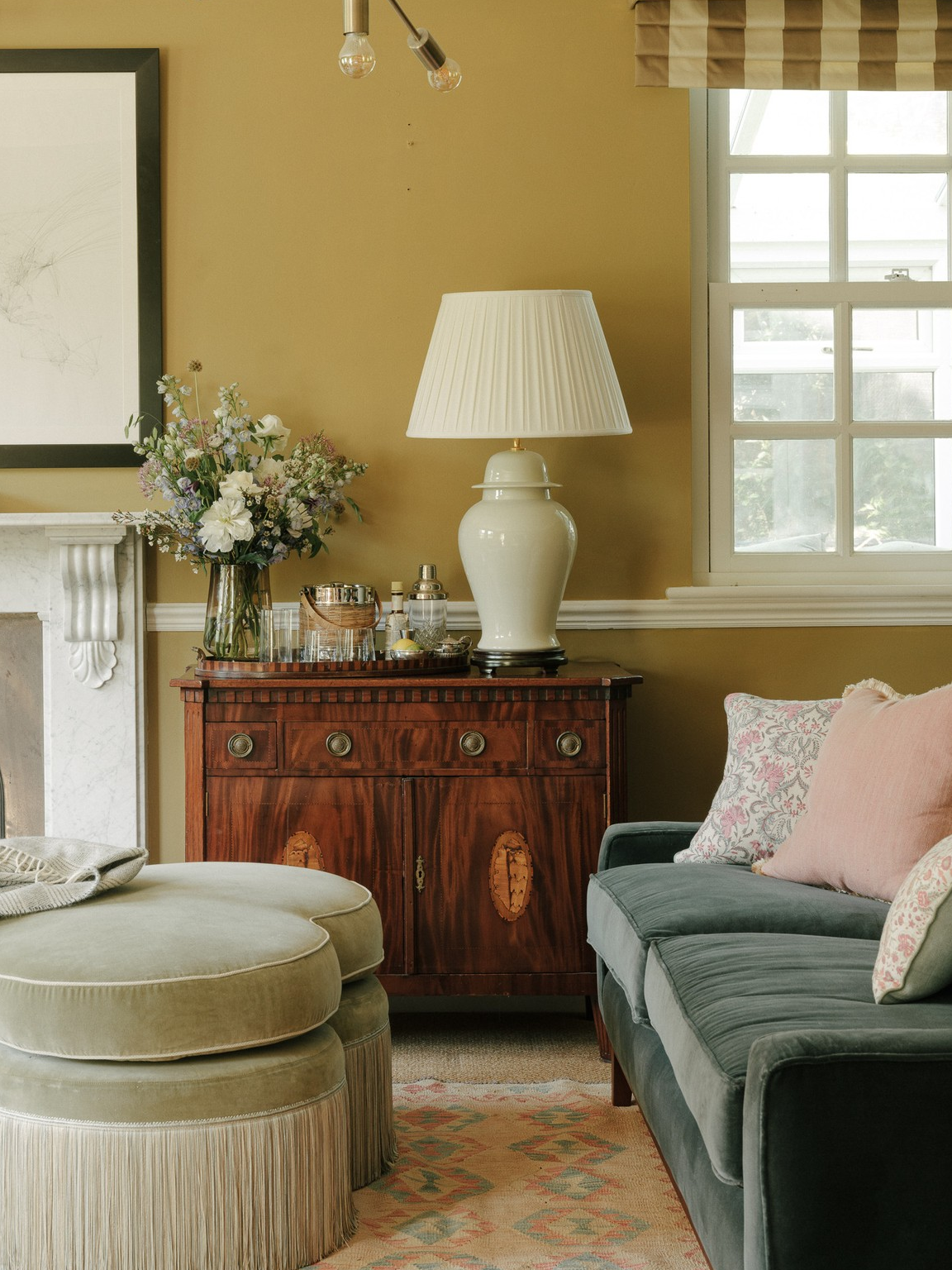 English Country Living Room by Anbôise