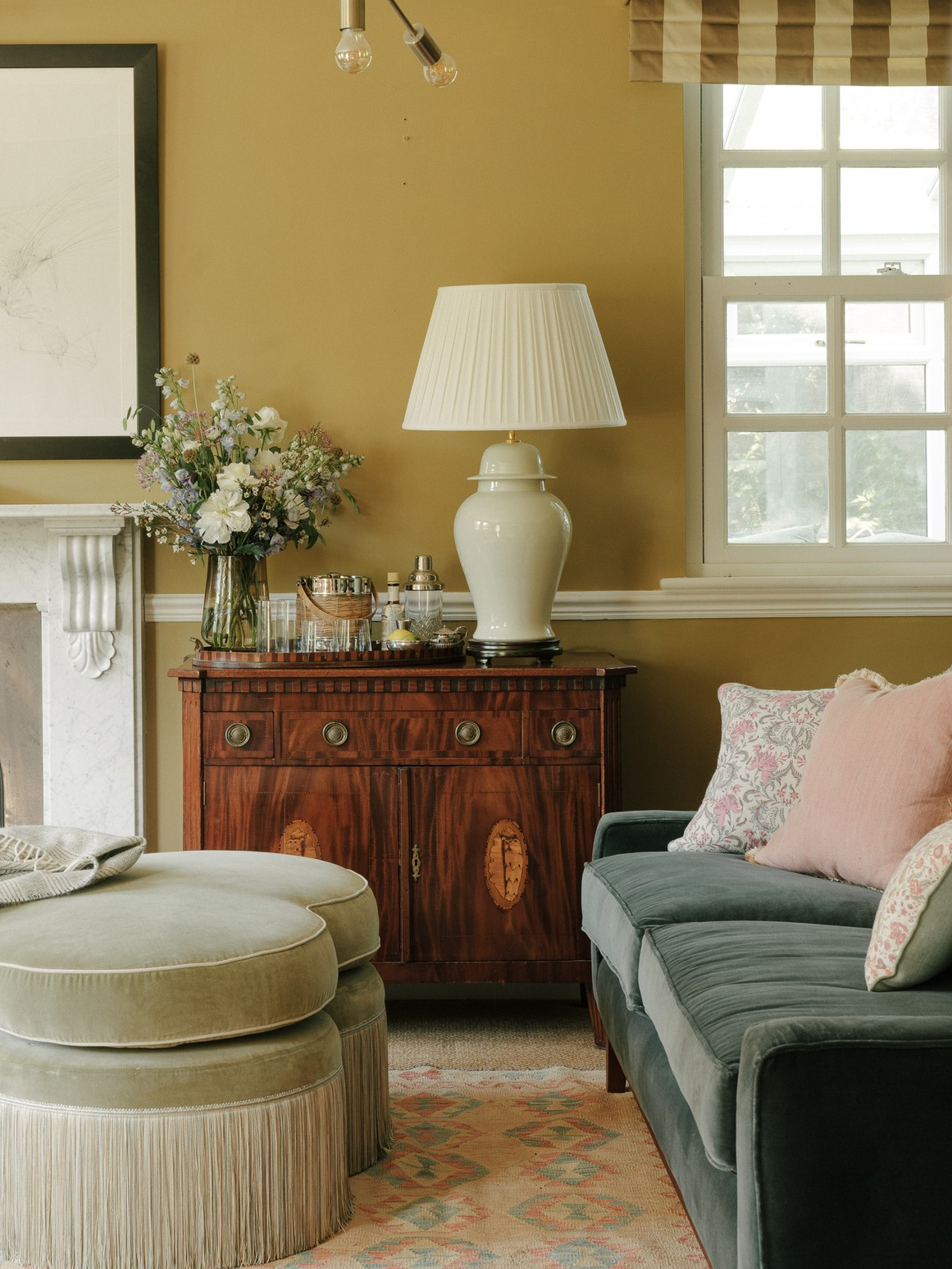 English Country Living Room by Anbôise
