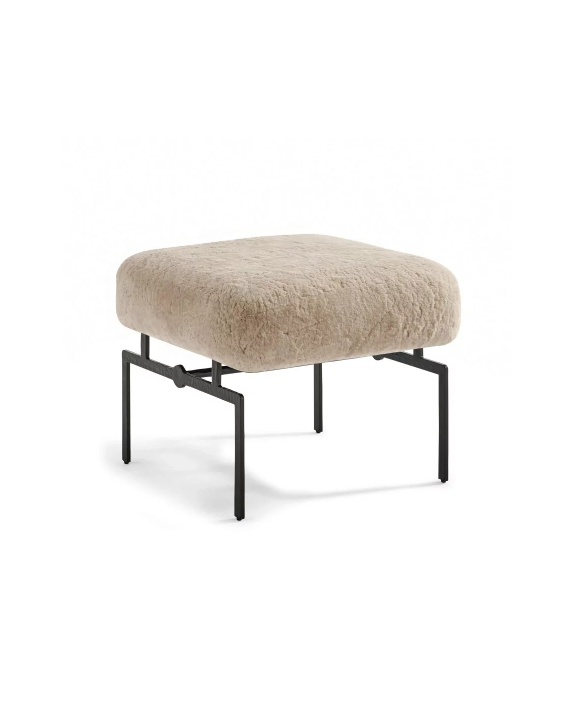 Eternity Modern Tozzi Sheepskin Ottoman