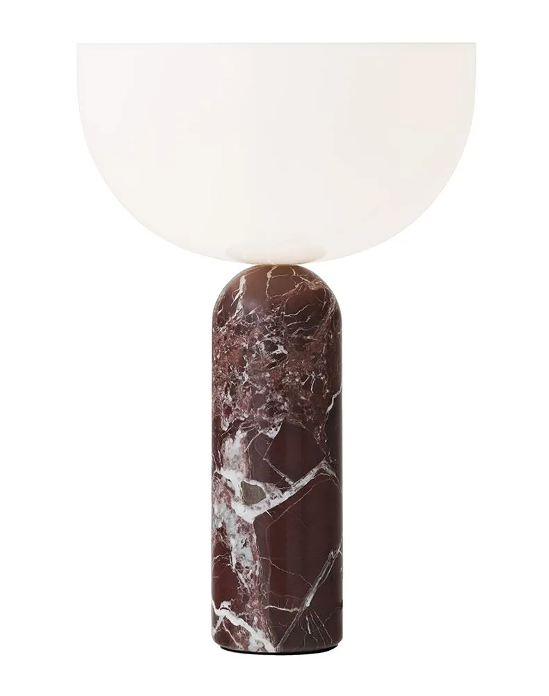 kizu table lamp rosso levanto large light on white background 2