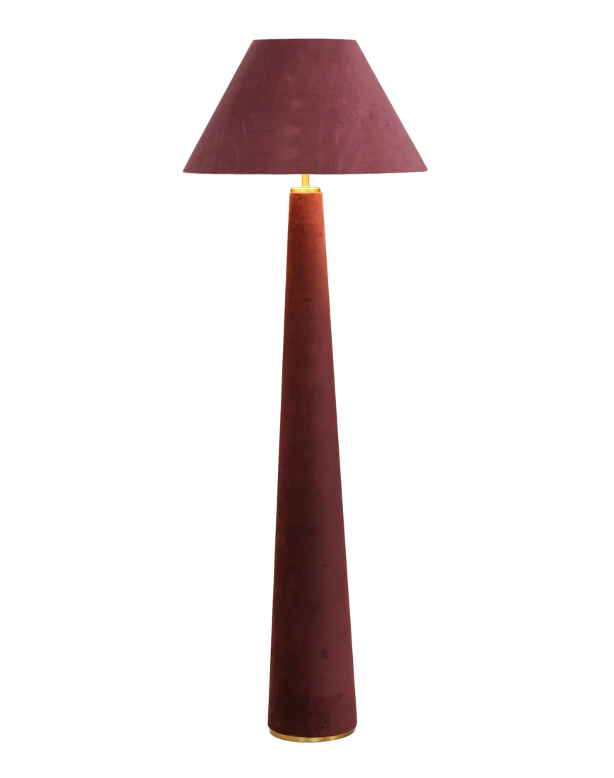 TOV Graham Velvet Floor Lamp