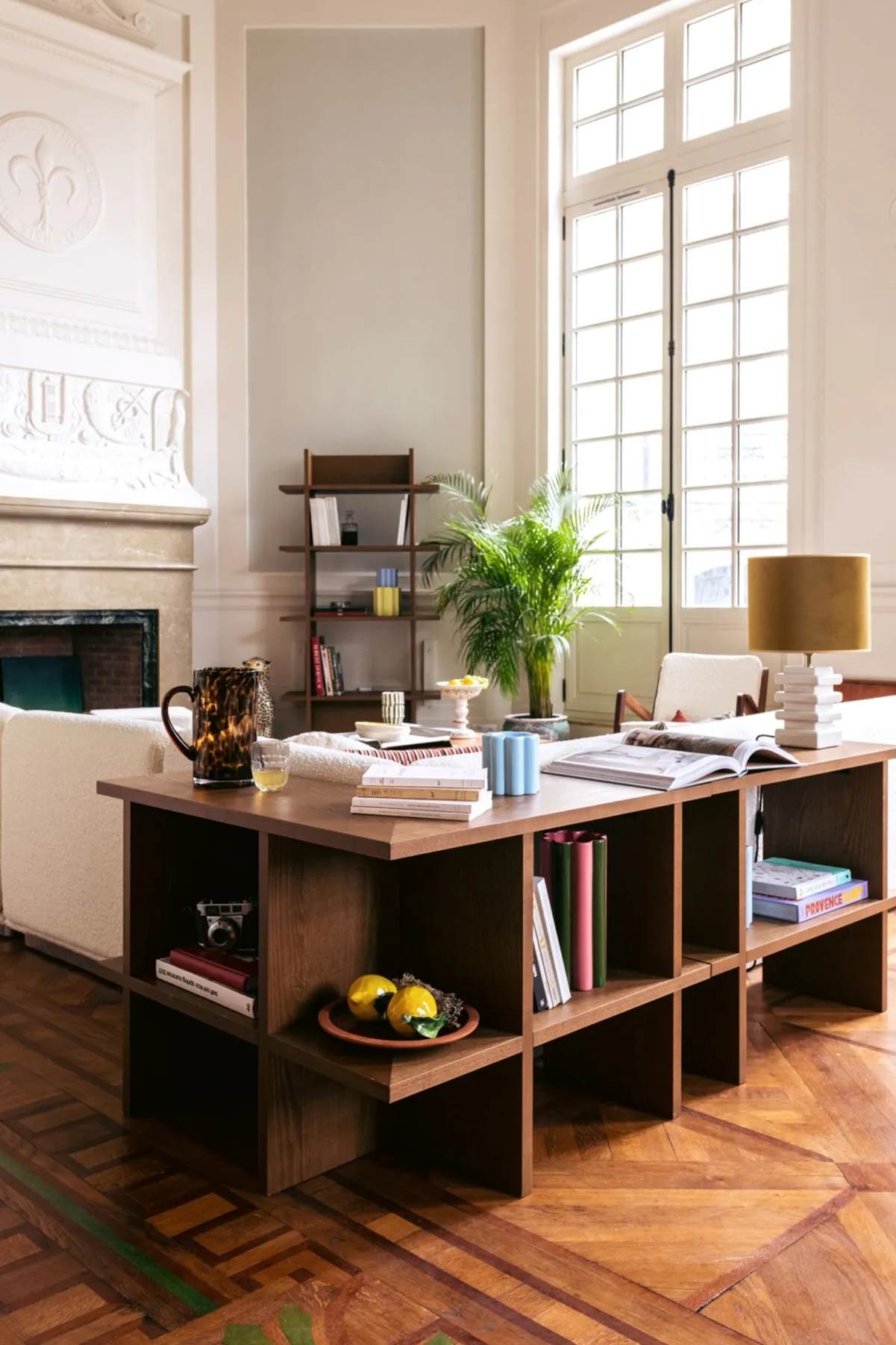 Luminous parisian living room