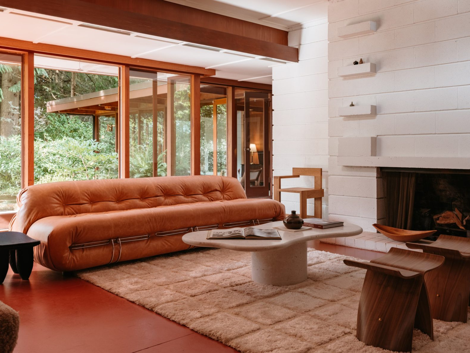 Eternity Modern Mahogany House Living Room