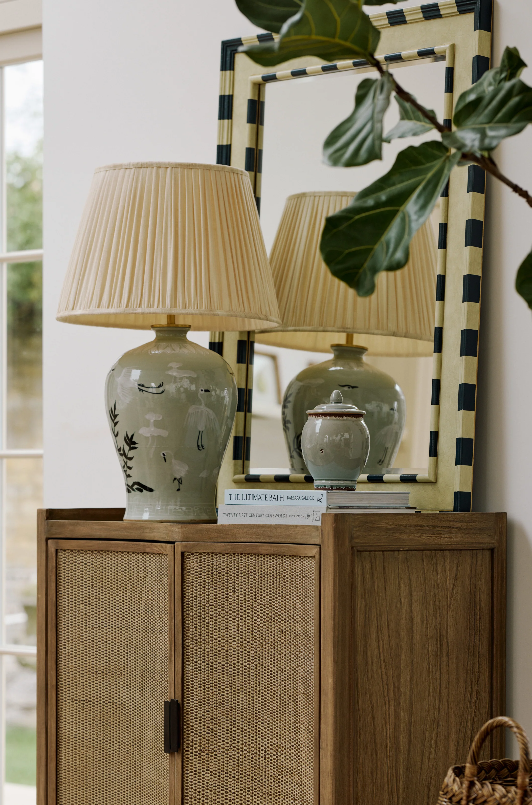 Oka Neela Wall Mirror - Blue