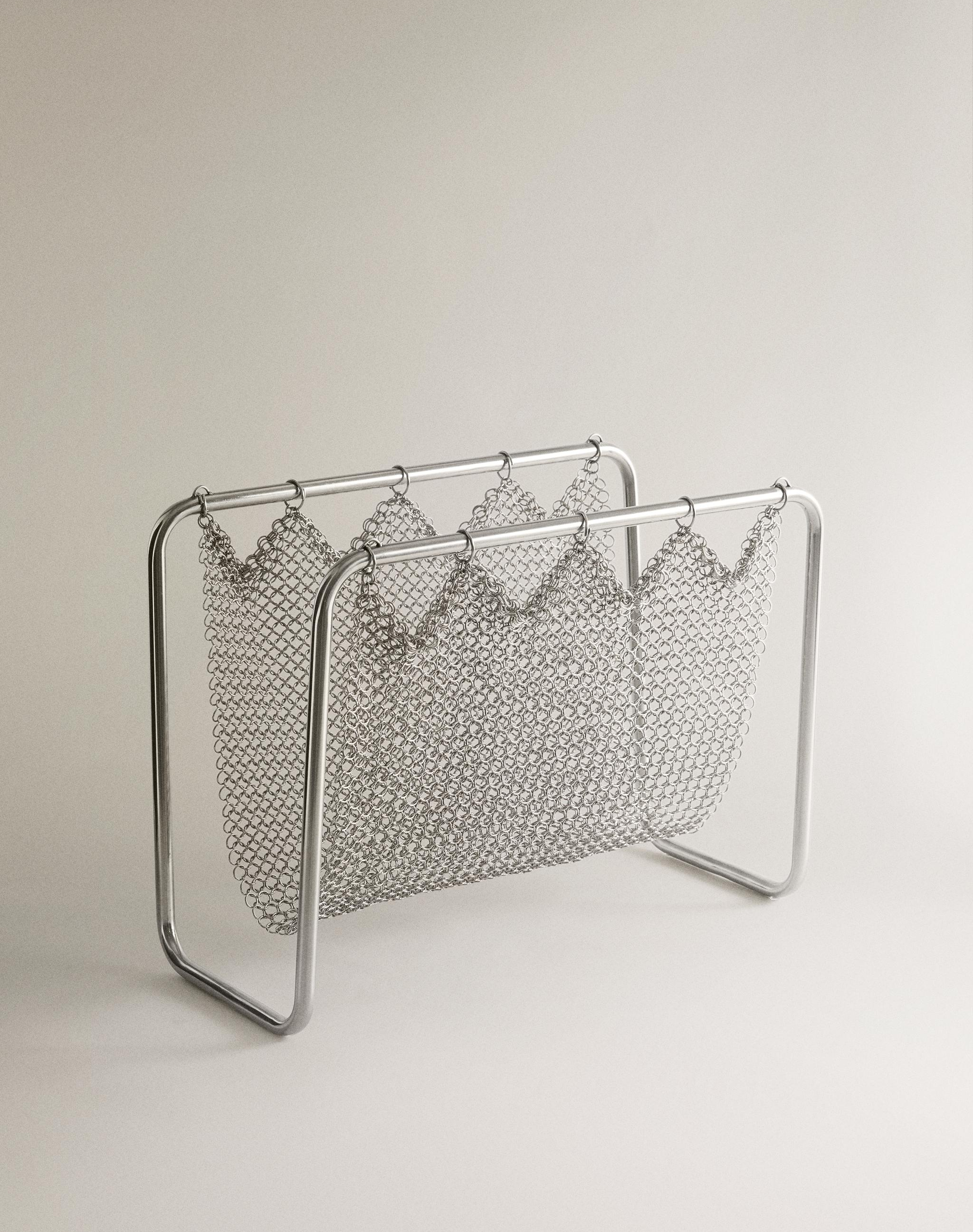 Zara Magazine Rack Metal Mesh