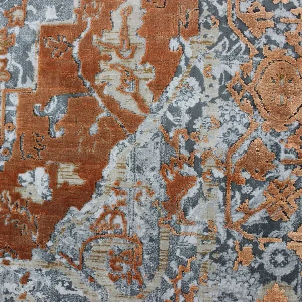 160cm x 230cm Persian Rug - Gold, Grey